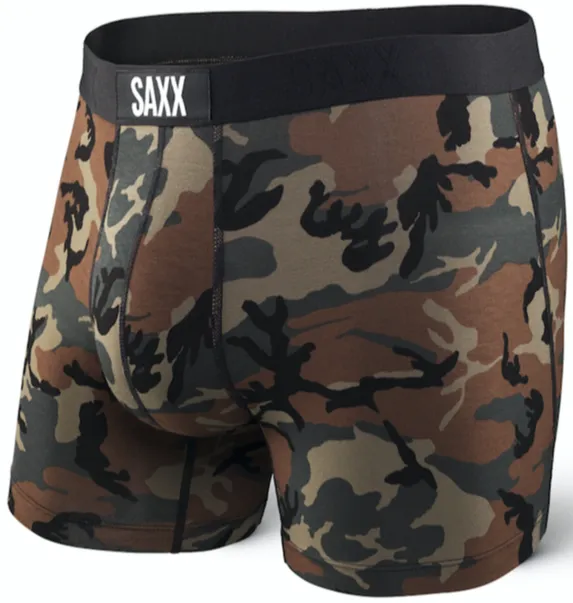 SAXX Vibe Boxer Modern Fit Woodland Camo