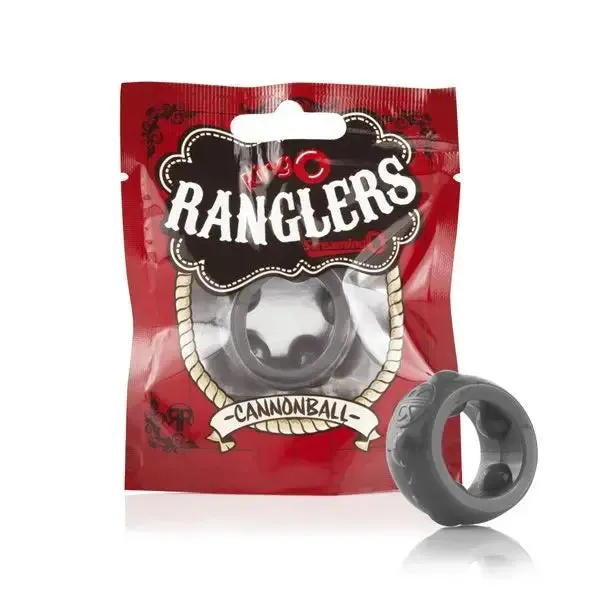 Screaming o Silicone Grey Xl Super Stretchy Classic Cock Ring