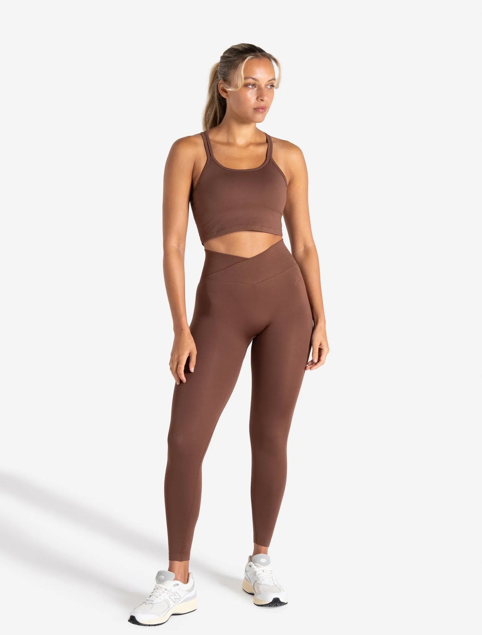 Sculpt Seamless Scrunch Leggings - Cocoa Brown