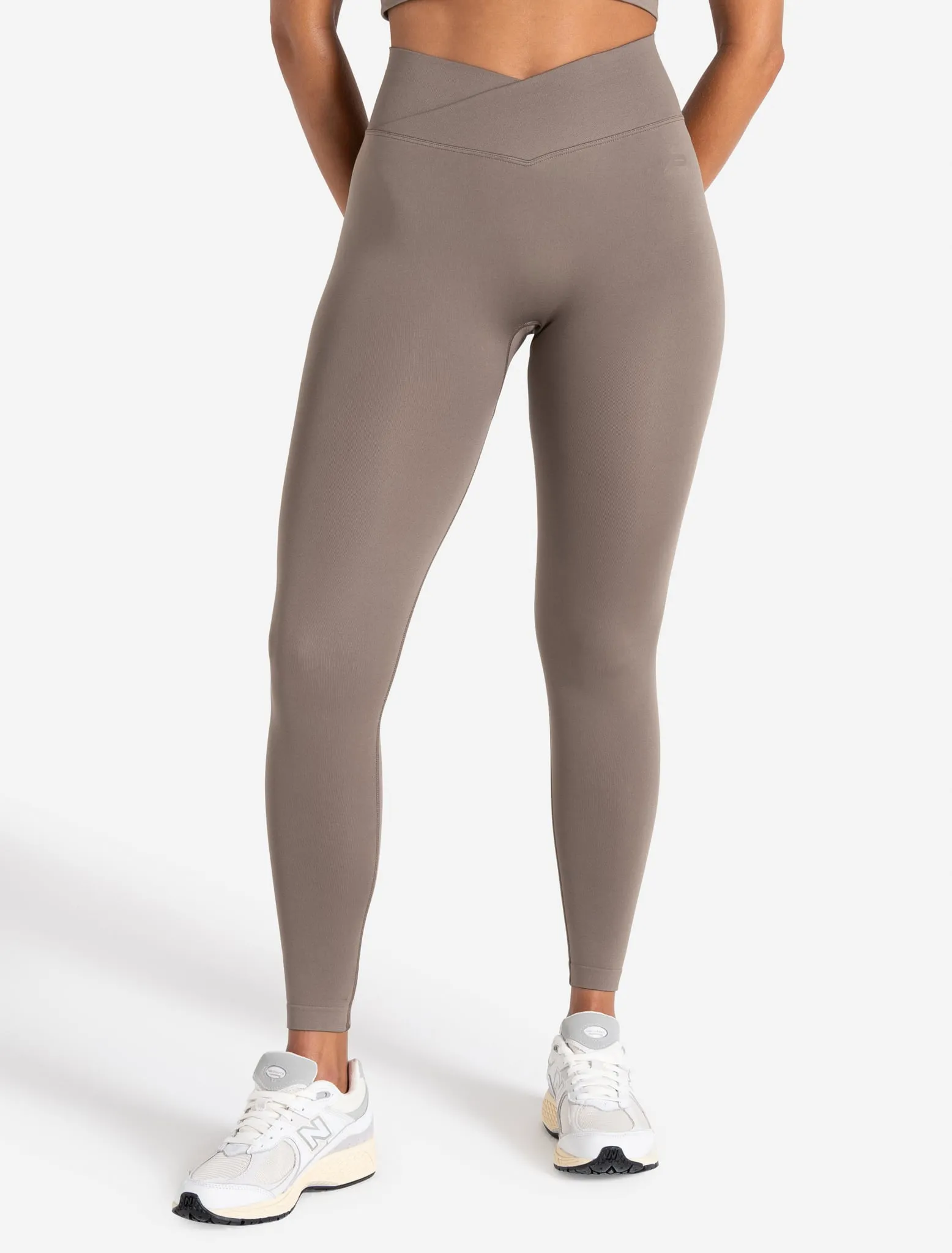 Sculpt Seamless Scrunch Leggings - Taupe