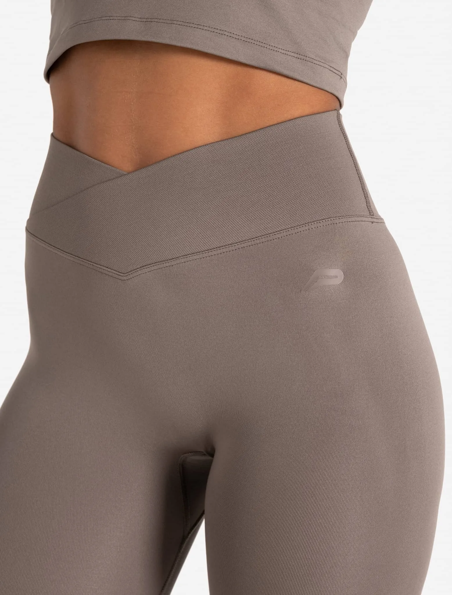 Sculpt Seamless Scrunch Leggings - Taupe