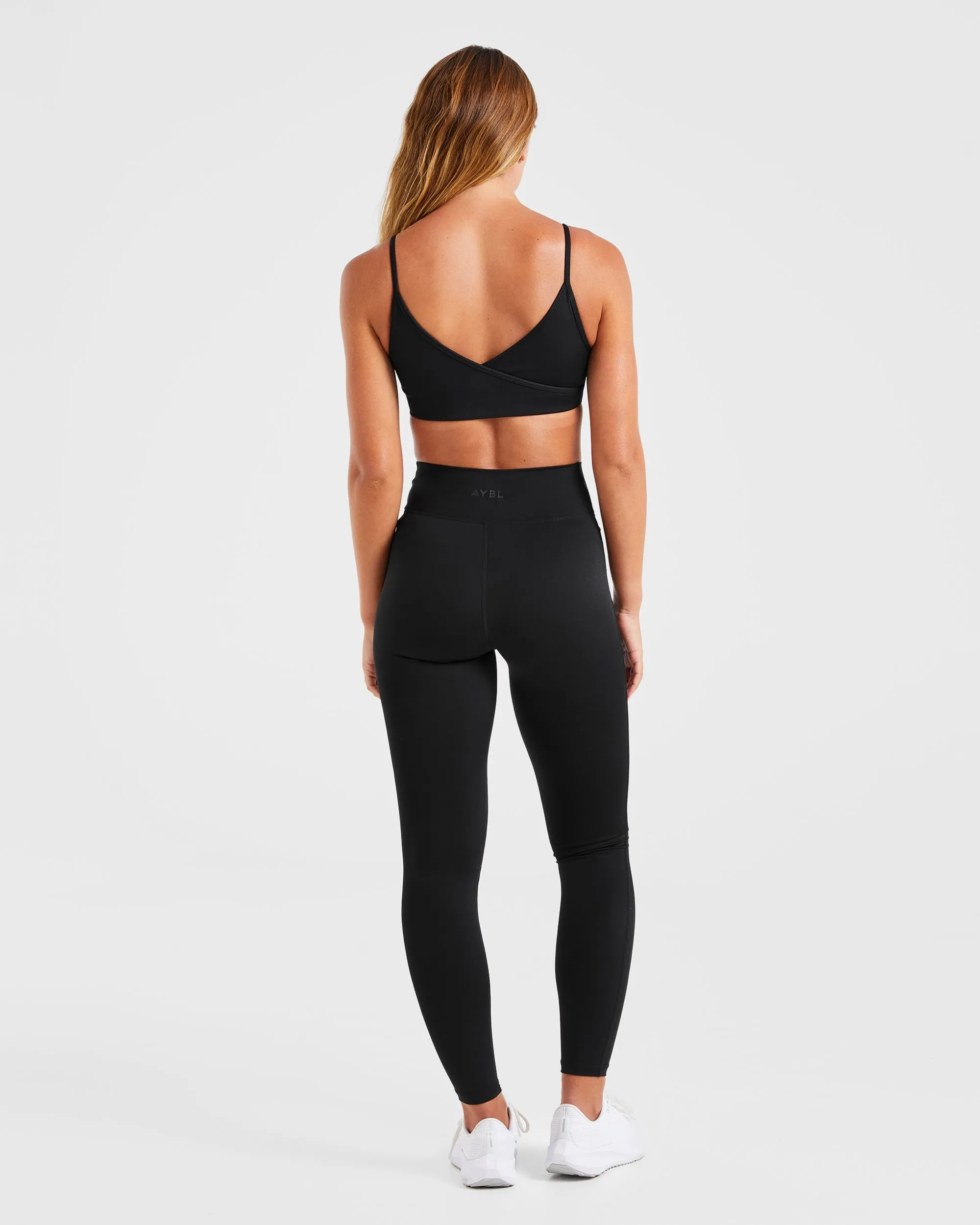 Sculpt Wrap Leggings - Black