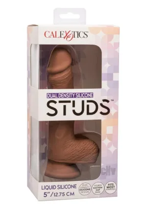 Silicone Studs Dual Dense 5 Chocolate