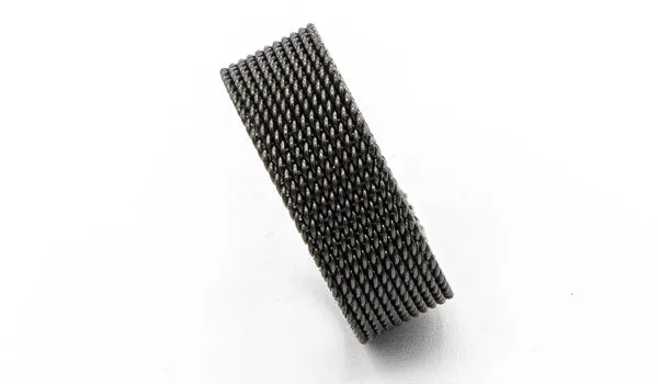 Sleek Mesh Ring