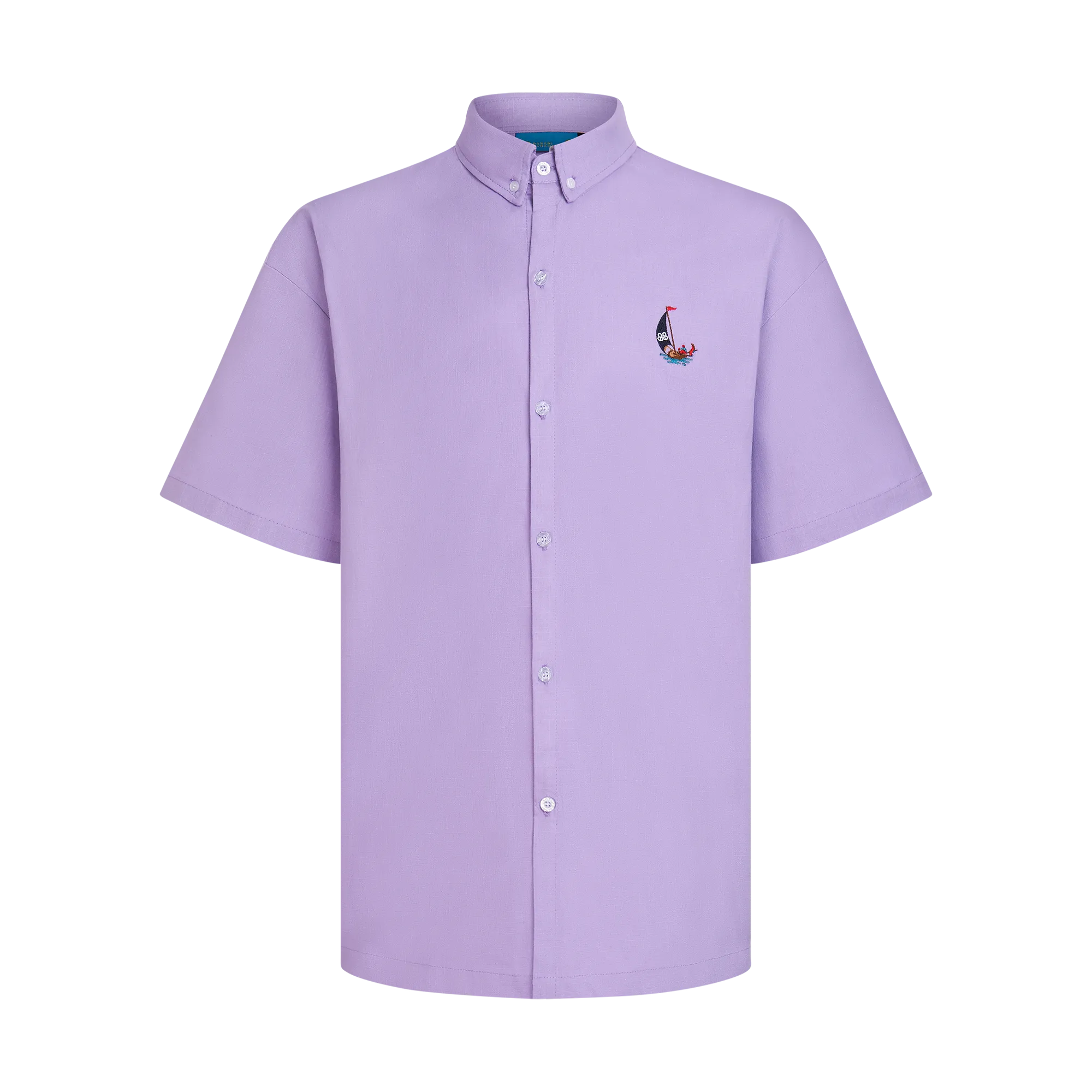 STAPLE LINEN SHIRT-LAVENDER