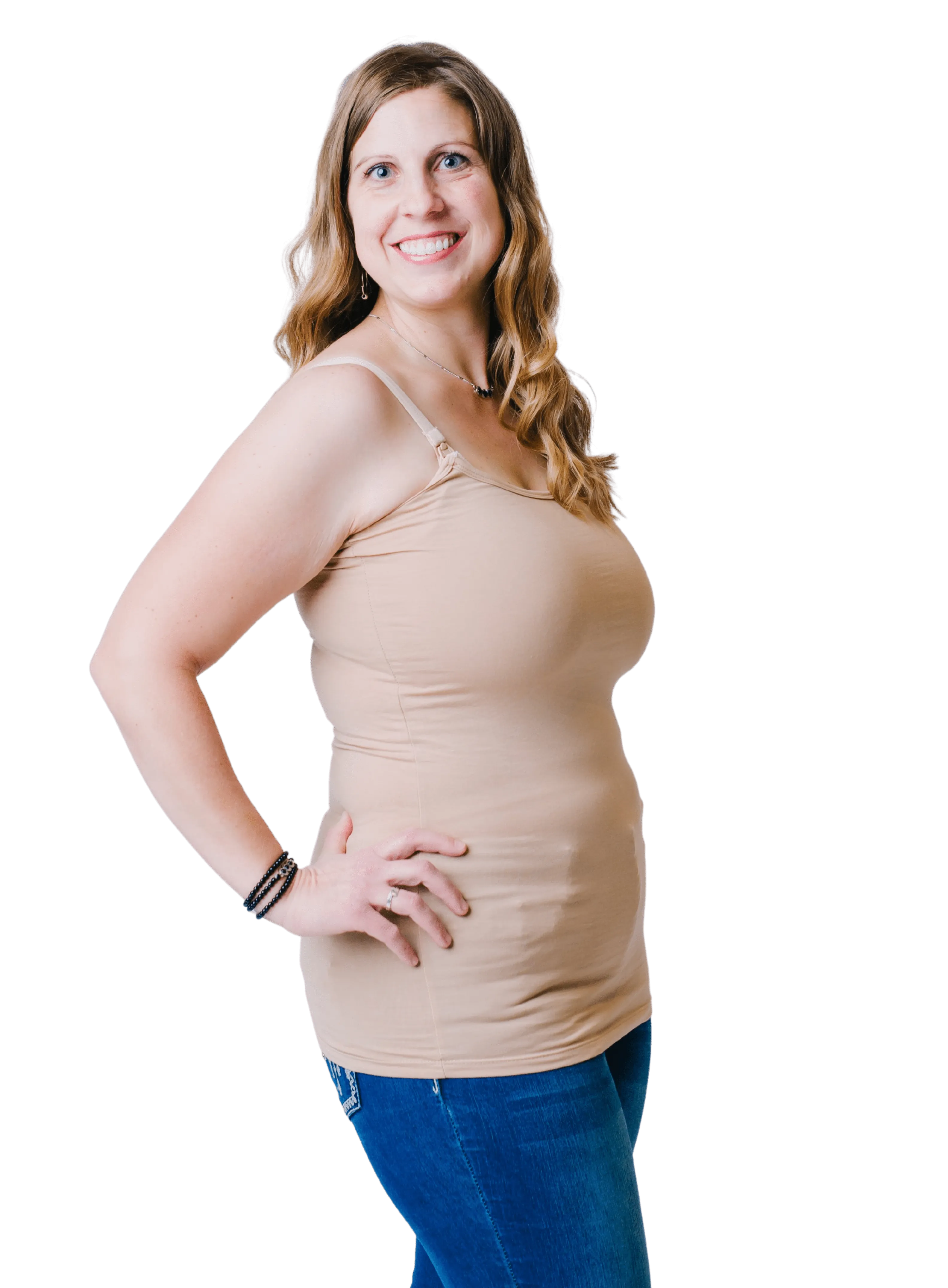 Strapless Nursing Tank