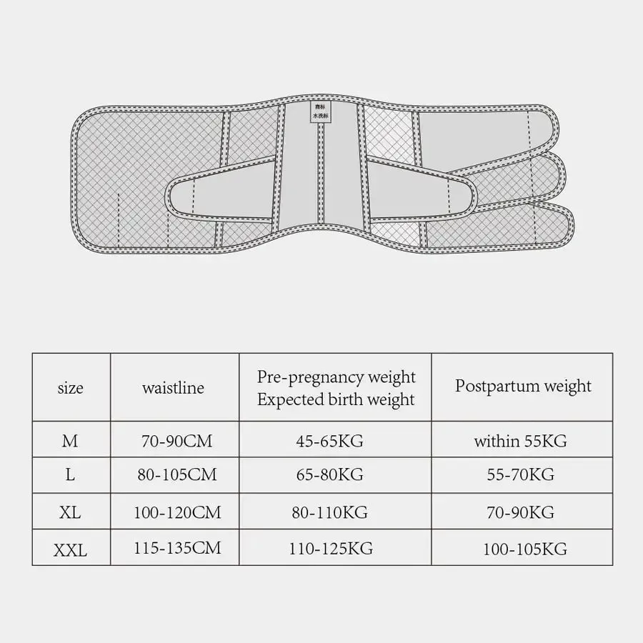 Sunveno Breathable Postpartum Abdominal Belt (White)