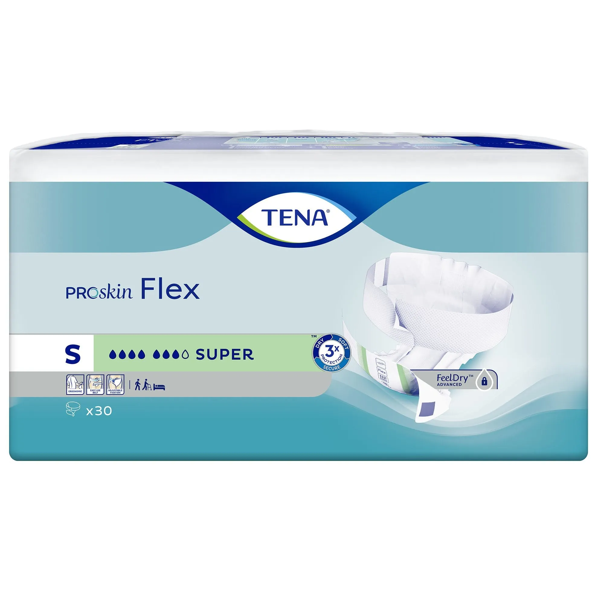 Tena® Flex™ Super Incontinence Belted Undergarment, Size 8