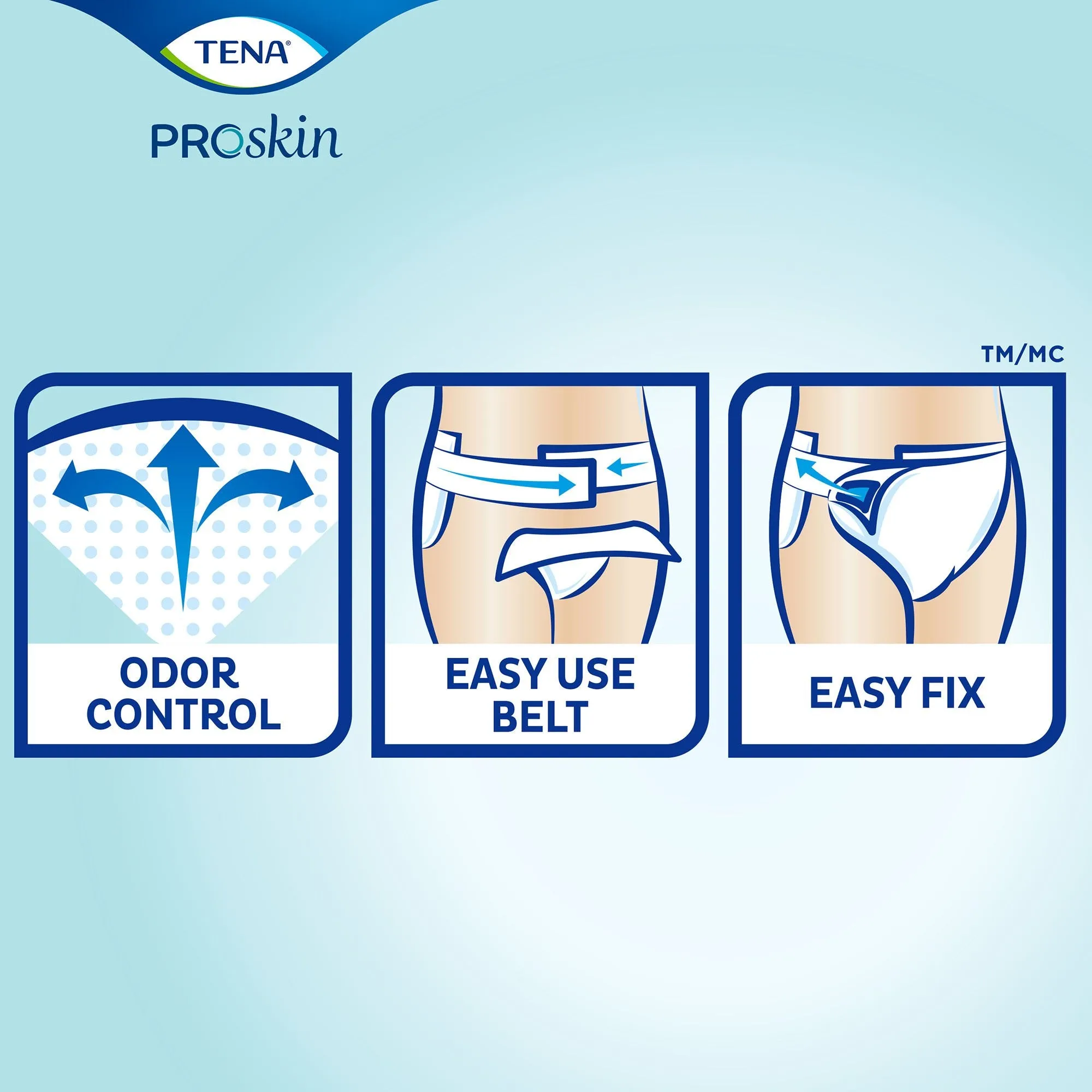 Tena® Flex™ Super Incontinence Belted Undergarment, Size 8