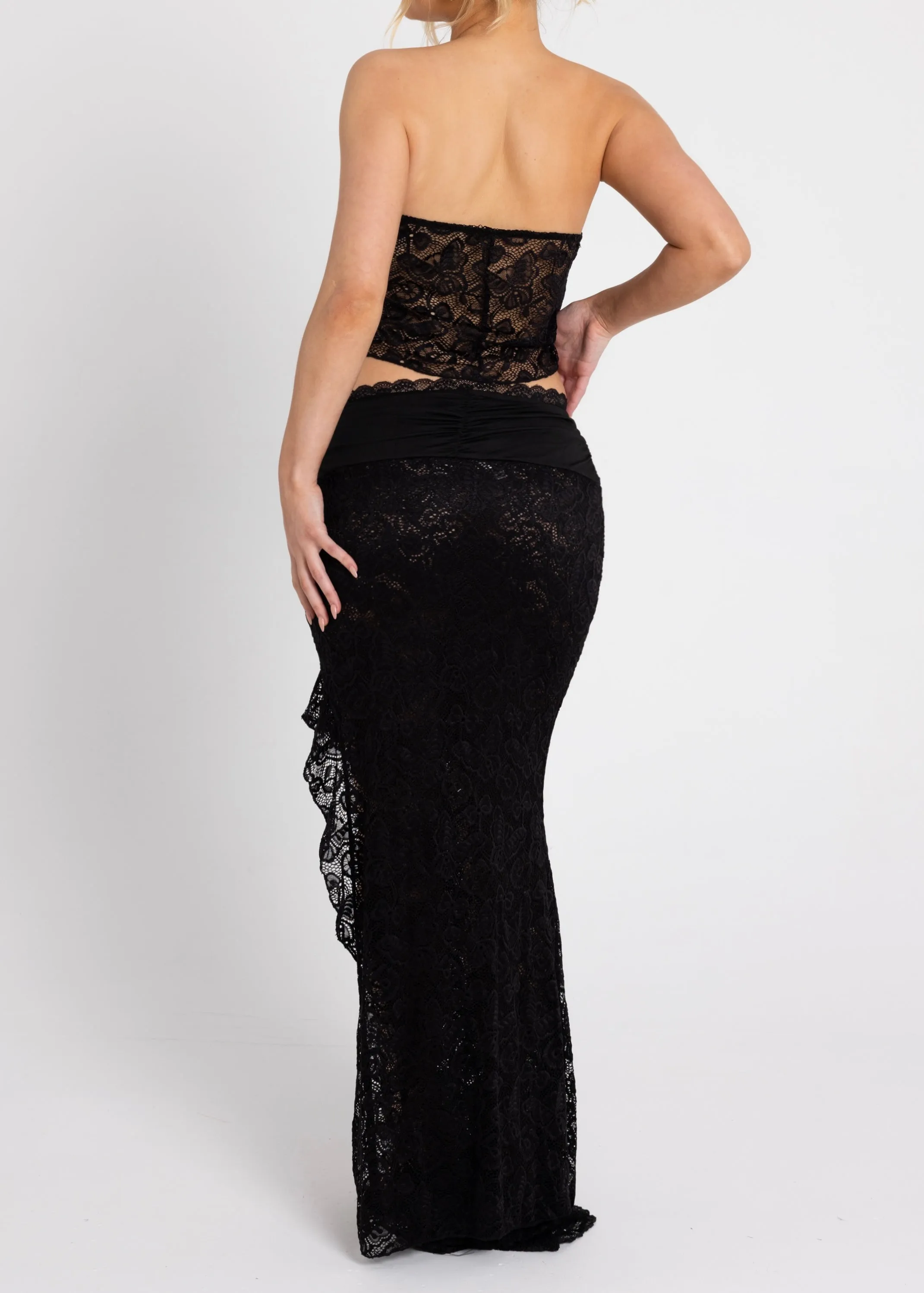 THE REI LACE MAXI SET