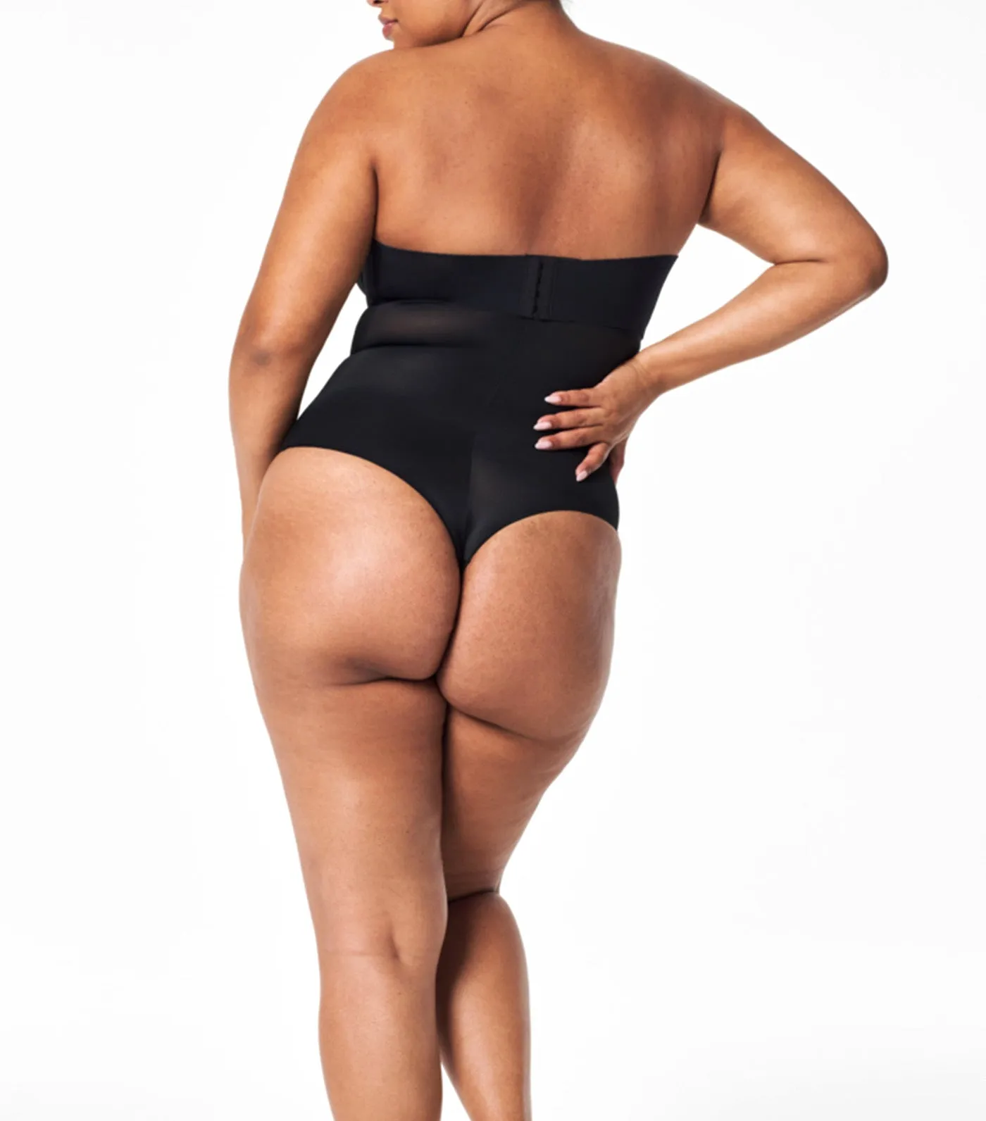 Thinstincts 2.0 High Waisted Thong Very Black