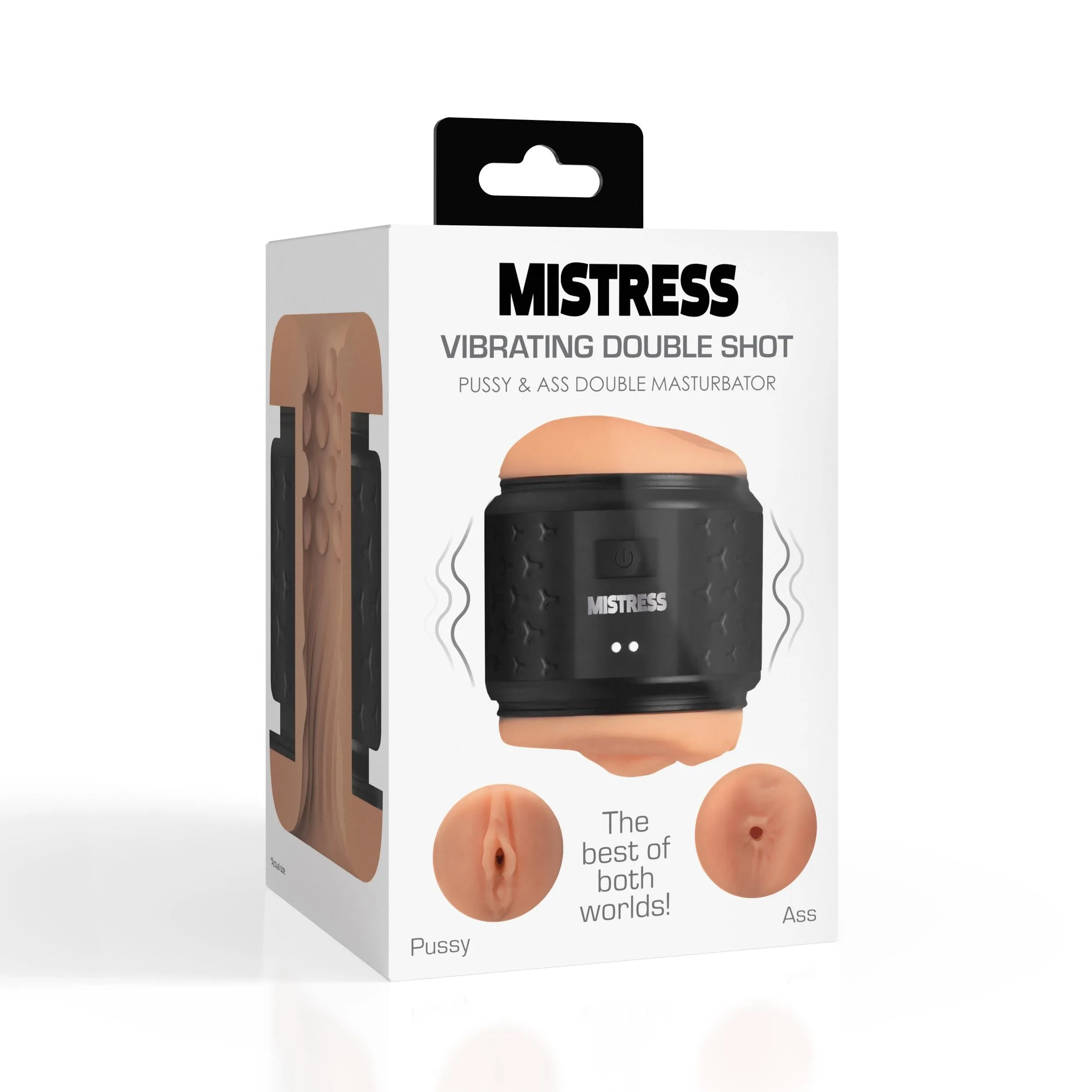 Vibrating Double Shot Mouth And Pussy Stroker