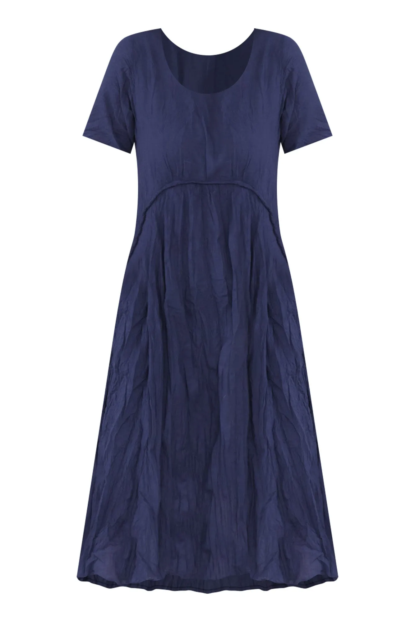 Wilton Navy Cotton Pocket Dress